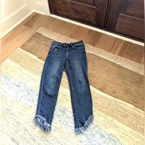 Nature Denim angle raw hem jeans 27